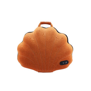 a brown bag with a black handle